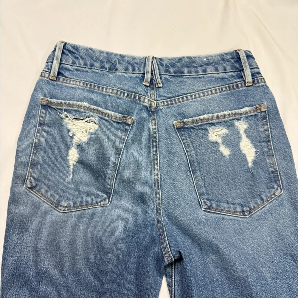 Good American Light Blue Ankle Jeans